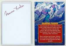Ramona Fradon Aquaman Aqualad SIGNED Signature Autograph Art Bio Card DC Comics picture
