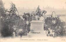 CARTAGENA, COLOMBIA ~ SIMON BOLIVAR STATUE & SURROUNDINGS ~ c. 1902 picture
