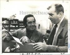 1972 Press Photo Schenectady, NY, educators Edward Agresta and John DeSimony picture