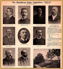Late 1890's Republican State Committee Manhattan Member Ten Eyck Henkel van Cott picture