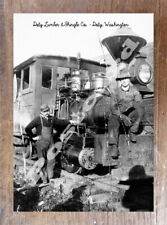 Historic Doty Lumber & Shingle Co. - Doty, Wa Train Postcard picture