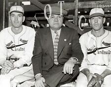 ANTIQUE REPRODUCTION 8X10 PHOTO OF BABE RUTH WITH DIZZY AND PAUL DEAN c. 1936 picture