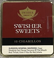 Vintage Swisher Sweets 10 Cigarillos Tin Empty with Insert and Seal picture