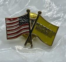 Waffle House Enamel Pin Lapel American Flag NOS Vintage Sealed Genuine Rare picture
