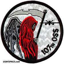 USAF 107TH OPERATIONS SUPPORT SQ -107 OSS- MQ-9 REAPER- NY ANG -ORIGINAL PATCH picture