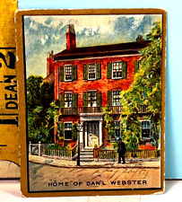 1911 Helmar Turkish Cigarettes Historic Homes: Home of Daniel Webster🔥 picture