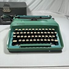 Vintage Remington Ten Forty Turquoise Typewriter Sperry Rand 60s W/ Case picture