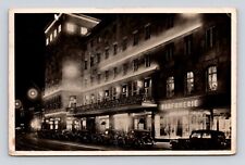 ANTIQUE Old Postcard GERMANY MANNHEIM COFFEE SHOP PERFUME Vintage Cars 1937 picture