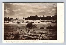 Sioux Falls SD-South Dakota, Rapids, Big Sioux River, Vintage c1907 Postcard picture