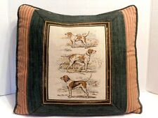 Beagle Pillow: Unique Vintage Designer Fabric, 15
