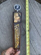 Rare Founders Brewing Art Series Trigo Hoppy Wheat Lager Beer Tap Handle picture