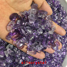 1000g TOP Natural Amethyst crystal stone rolling stone Rough Polished 200pc+ picture