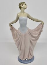 Lladro The Dancer ballerina figurine 5050 holding dress 1979 Spain BROKEN FINGER picture