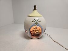 Vintage Handmade Hand Painted Ceramic Frog Lamp 7