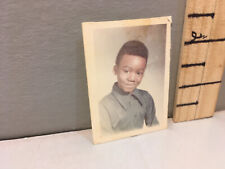 Vtg Photo 1970 African American School Boy Tony s2 picture