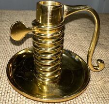 Brass Courting Candle Holder Adjust Height Spiral picture