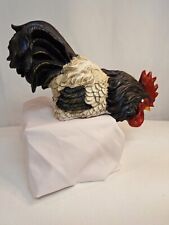 VINTAGE Country Rooster Resin Figurine - 12 inch picture