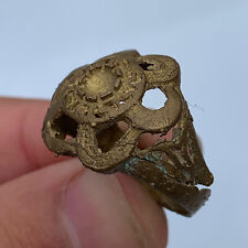 Rare Ancient Roman Rings Bronze Authentic Beautiful  With Stone picture