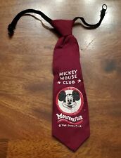 RARE Disney Mickey Mouse Club MOUSEKETEER Tie Vintage WALT DISNEY PROD. picture