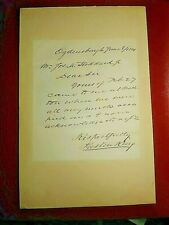 US Senator Preston King Autograph, (1806-1865) US Letter Signed, June 8, 1861 picture