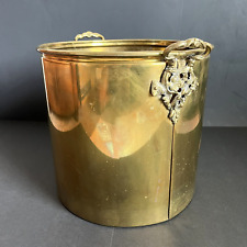 Vintage Ornated Large Brass Jardiniere Planter picture