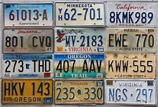 1983-2020 Lot of 12 MIXED STATES License Plates EXPIRED picture