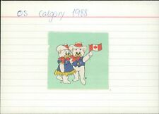 The Olympic Games in Calgary 1988, Hidy and Howdy. - Vintage Photograph 736289 picture