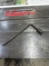 Antique 6 Point Old Tire Iron - 90 Degree. Very Old Off Center Error. Too Cool. picture