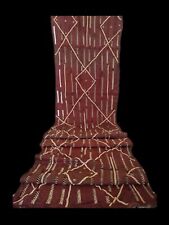 Antique rare long Kuba Raffia Textile Traditional African Tribal  Congo item574 picture