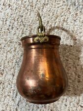 Vintage Copper Vase, with Loop Handle, 3