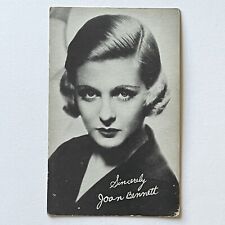 Actress Joan Bennett Photograph Vintage Arcade Exhibit Card Golden Age picture