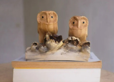 Little Owl Decoration, Art, Wood Carving, Decorative, Romantic Gift, Sculpture picture
