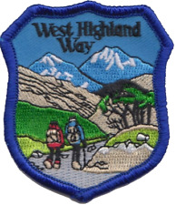 West Highland Way Walk Scotland Shield Embroidered Patch  picture