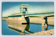 Postcard Texas Lake Texoma TX Intake Tower Dam 1960s Unposted Chrome picture