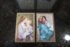 Vintage Embossed Postcard Lot of 2 Different Mother With Child Unposted picture