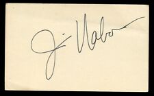 Jim Nabors d2017 signed autograph auto Vintage 3x5 card Actor Gomer Pyle BAS picture
