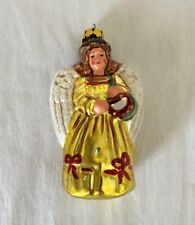 Gold Christmas Angel Ornament picture