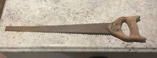 Vintage Rusty Handsaw Saw Rusted Farm Cabin Ranch Decor Tool picture