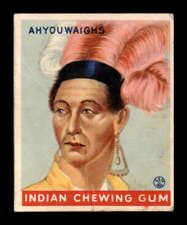 1933 Goudey Indian (48 Red) #162 Ahyouwaighs  (48 Red) F X3060587 picture