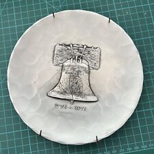 Handmade Wendell August Forge Liberty 1776-1976 Liberty Bell Plate  picture