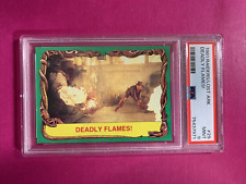 🐶 1981 Topps Raiders of the Lost Ark Deadly Flames #47 PSA 9 picture