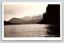 Riddle Peaks above Lake Chelan Washington WA Real Photo Postcard picture