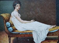 France Antique Postcard Early 1900s Rare Paris Louvre Madame Recamier David  picture