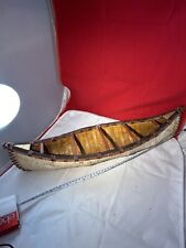 Handmade 24” Birchwood Native American Canoe picture