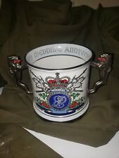 RARE 1972 Queen Elizabeth II Paragon Silver Wedding Anniversary Lion Handles Cup picture