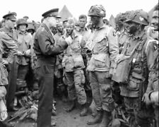 8x10 Dwight Eisenhower WWII GLOSSY PHOTO photograph world war 2 ii d day picture