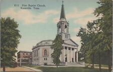 Postcard First Baptist Church Knoxville TN Tennessee 1949  picture