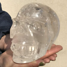 6.88LB Top Natural Clear Quartz Skull Quartz Crystal skull point polishing picture