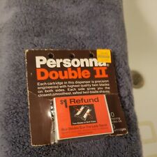 Vintage Personna Double II Twin Blades 5 Cartridges new unopened picture