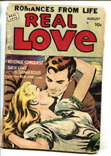 Real Love #27 1949-Ace-headlight cover-spicy poses-LB Cole circus art picture